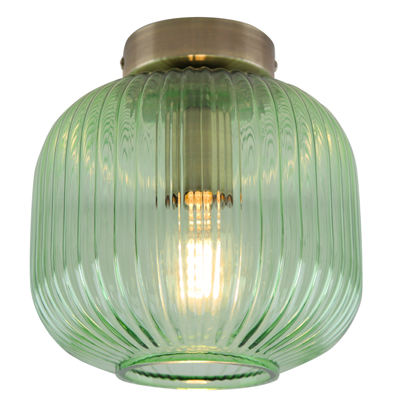 Glas Deckenleuchte Gold, Charlois