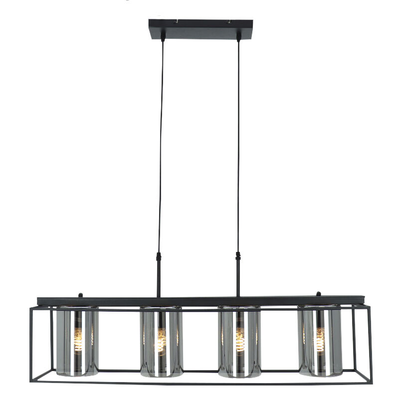 Moderne Pendelleuchte Schwarz, Jessa