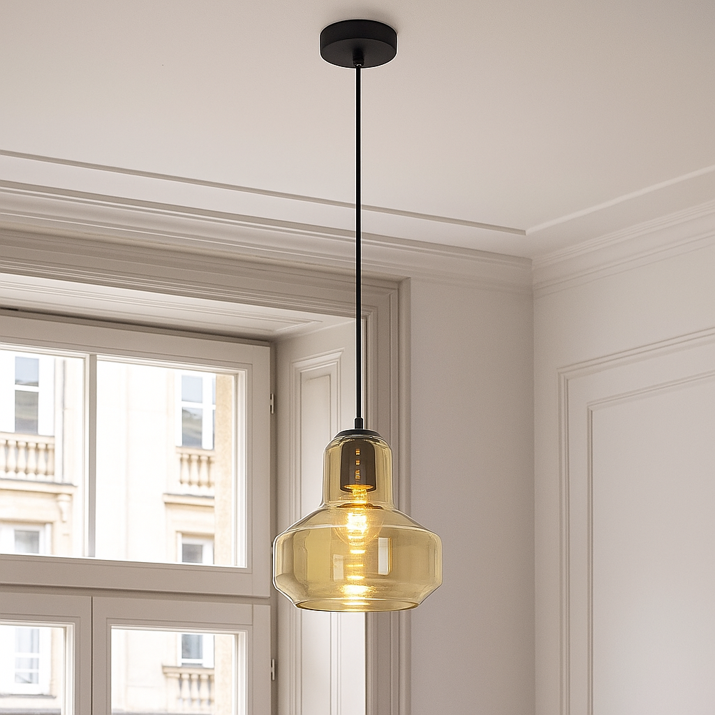 Design Pendelleuchte Bernstein, Sabina