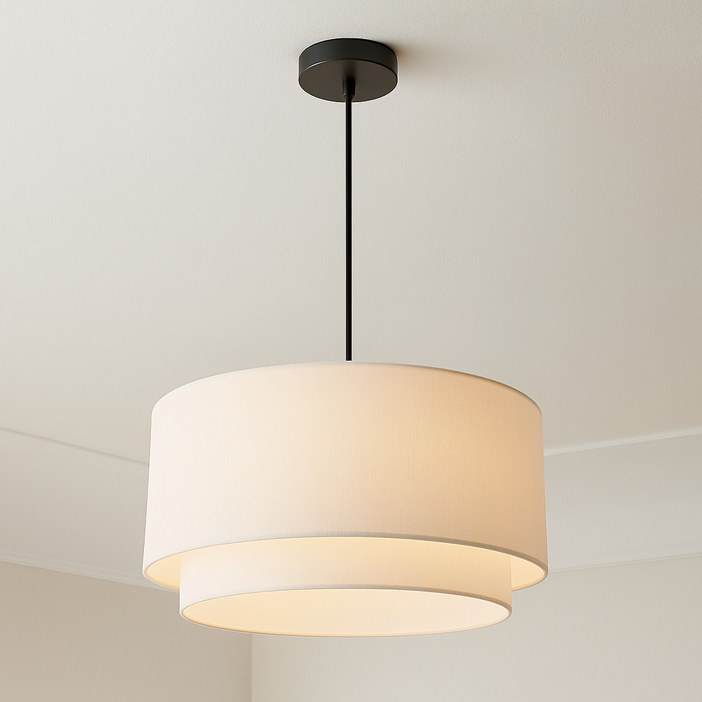 Moderne Pendelleuchte Beige, Scarlet