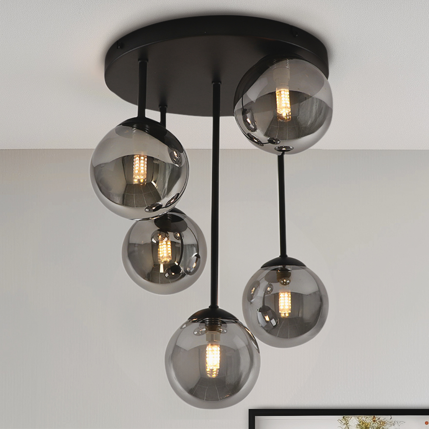 Design Deckenleuchte Grau, Stacy