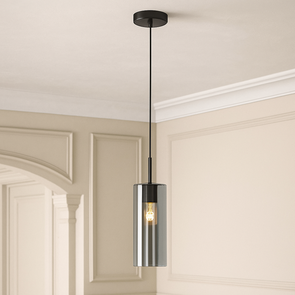 Moderne Pendelleuchte Grau, Gaya