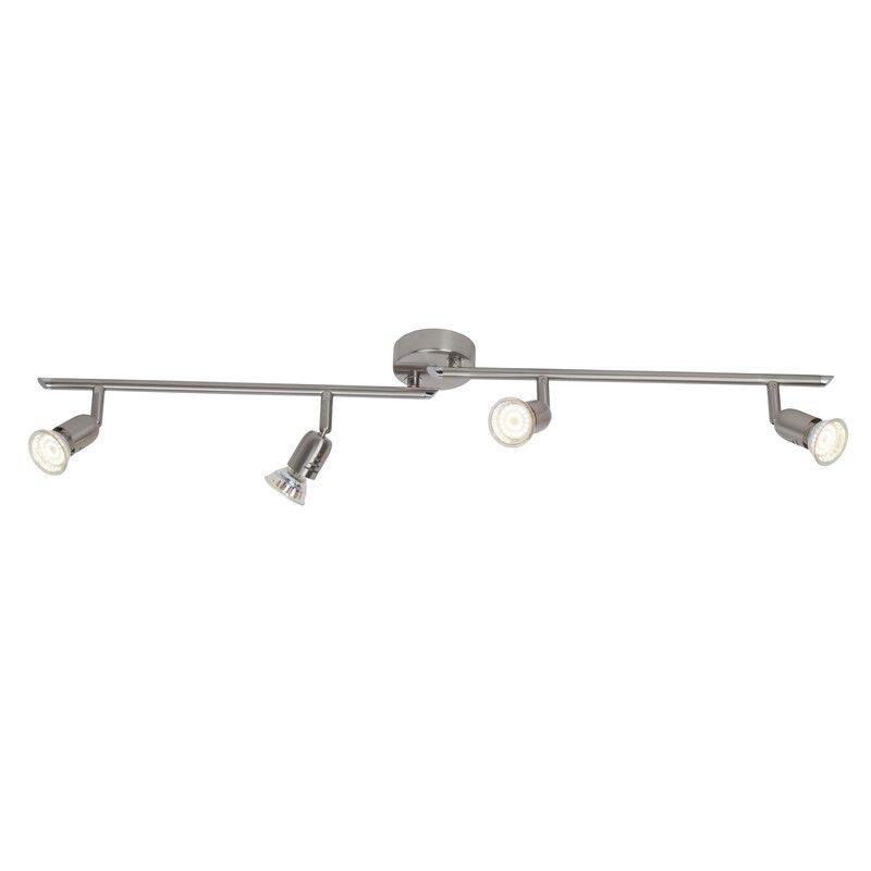 Metall Deckenstrahler Chrom, Hayo, 50W, 3000K LED