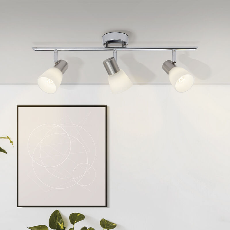 Metall Deckenstrahler Chrom, Ziyana, 4W, 2700K LED