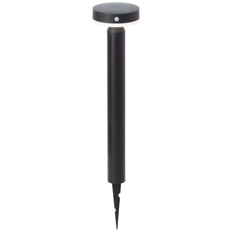 Metall Solar Wegeleuchte Schwarz, Kubilay, 3W, 4000K LED, IP44