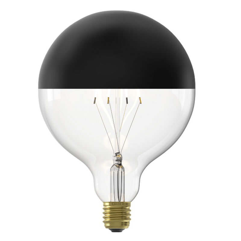 Dimmbare Calex E27 LED-Kopfspiegellampe Schwarz, 4W, 1800K