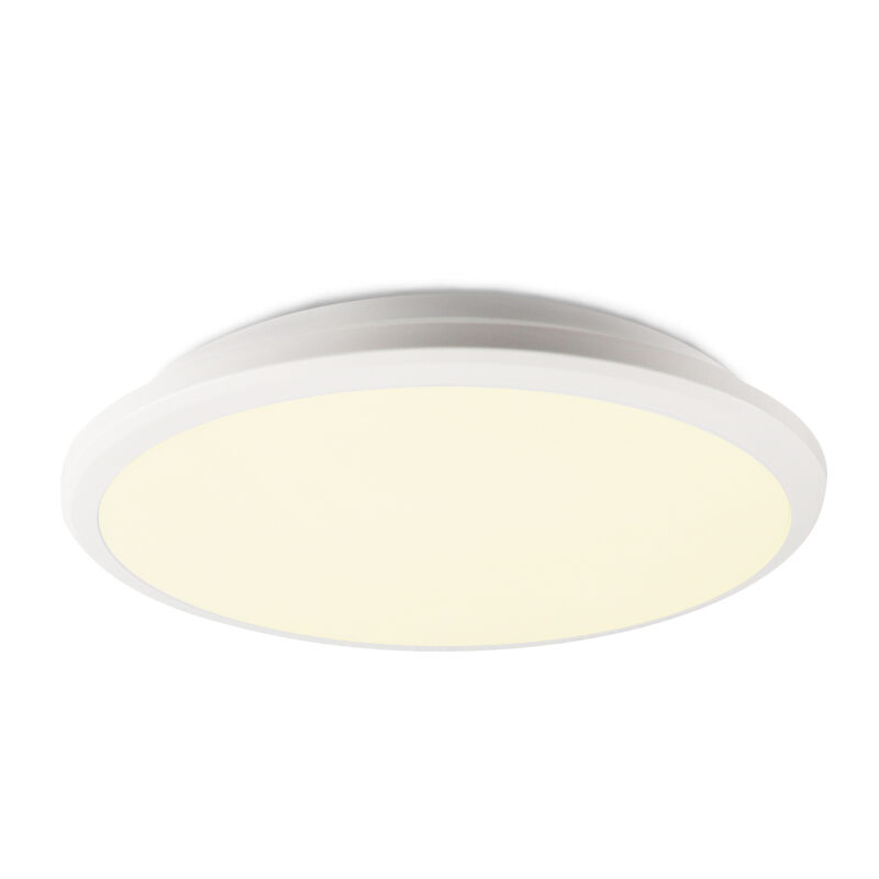 Schwarze moderne Deckenlampe Kunststoff, Joachim, 24W, 3000K LED