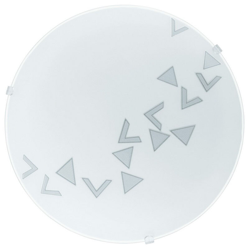 Weiße Deckenlampe Glas, Bada