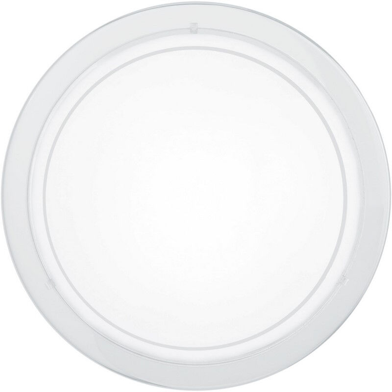 Weiße Deckenlampe Glas, Agena