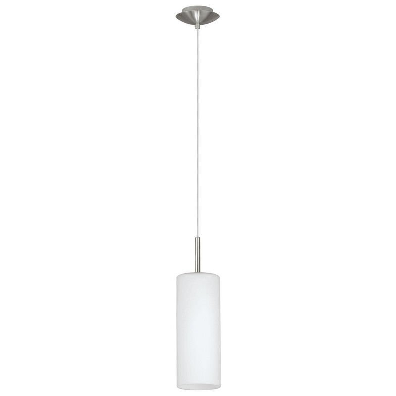 Nickel Pendelleuchte Glas, Ciuda