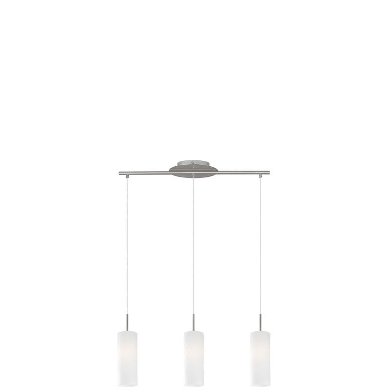 Nickel Pendelleuchte Glas, Ciuda