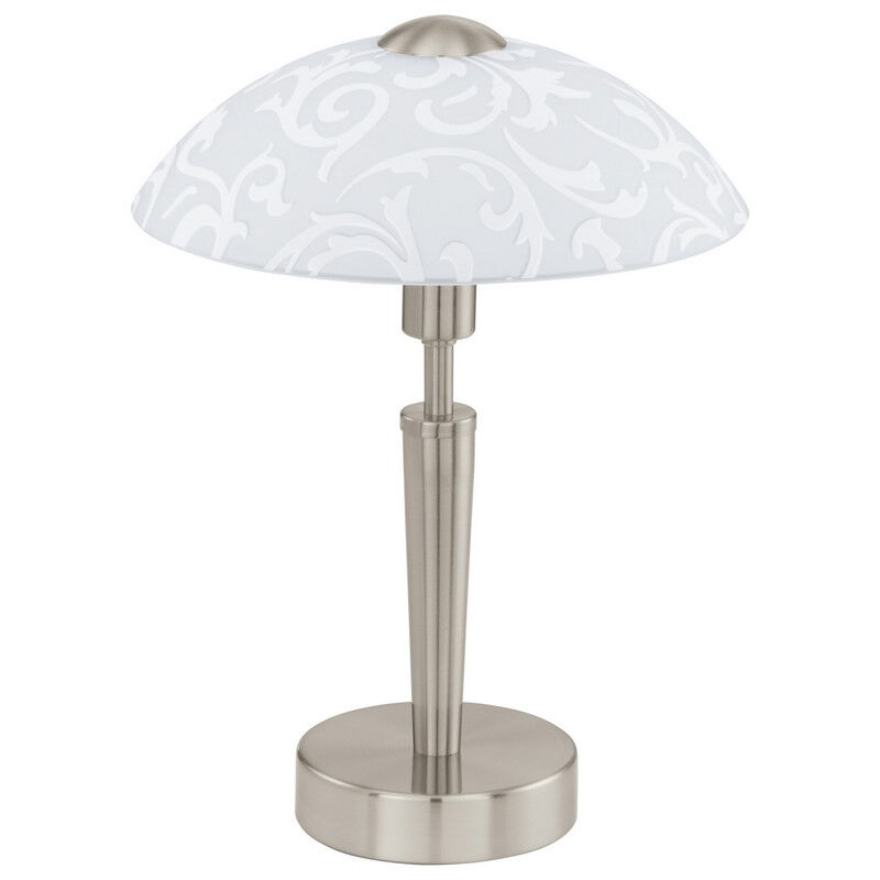 Nickel antik Tischleuchte Stahl, Adi, mit Touch-Dimmer