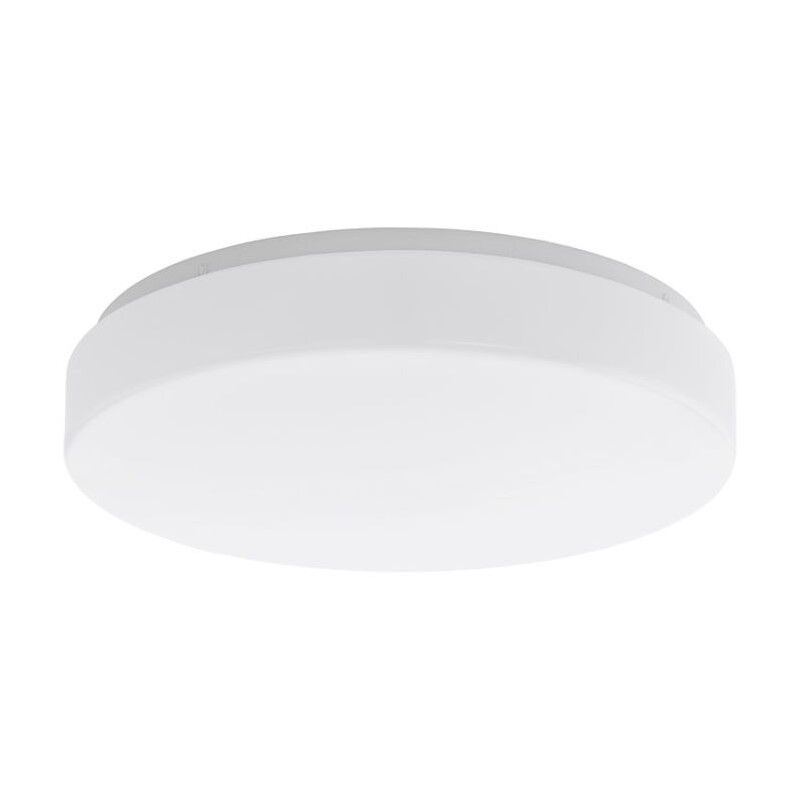 Weiße Deckenlampe Kunststoff, Reda, 16W, warm- bis kaltweiß einstellbare LED