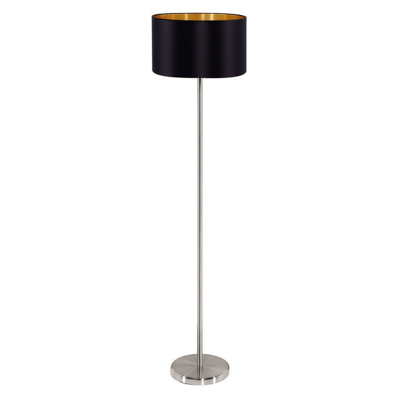 Goldene moderne Stehlampe Stoff, Terme, mit Schalter