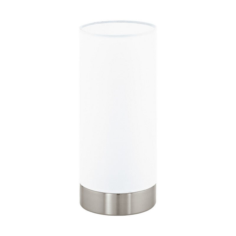 Nickel moderne Tischleuchte Glas, Asiye, mit Schalter