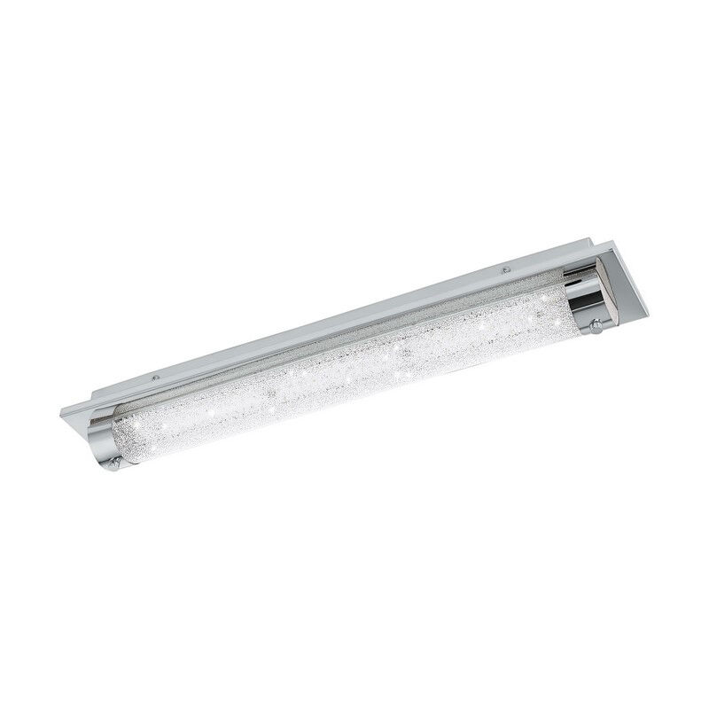 Chrom design Deckenleuchte Glas, Iris, 19W, 4000K LED, IP44