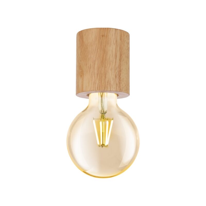 Holz Deckenlampe Braun, Yannic