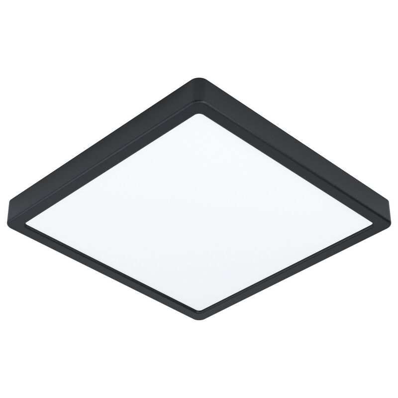 Schwarze Deckenleuchte Stahl, Pascale, 20W, 4000K LED
