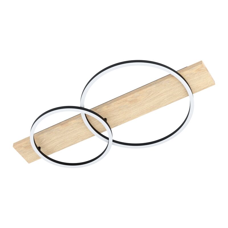 Holz Deckenlampe Braun, Annebel, 12W, 3000K LED