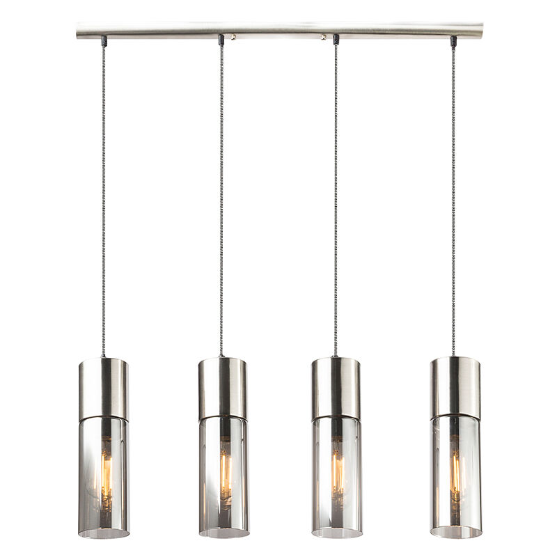 Nickel design Pendelleuchte Glas, Xena