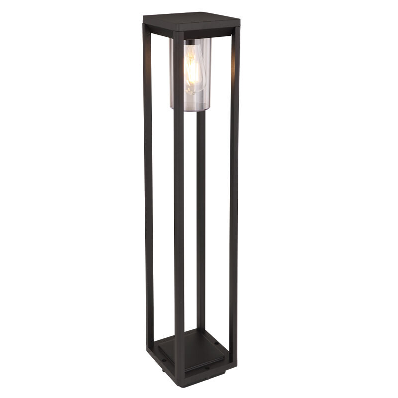 Schwarze moderne Außenleuchte Kunststoff, Vildan, IP44