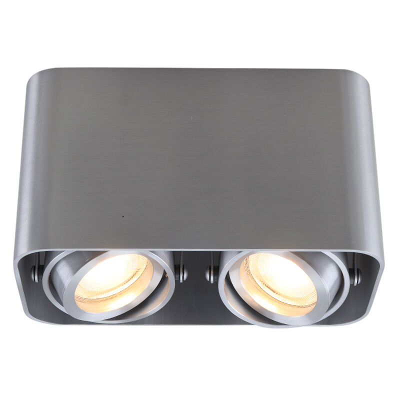 Moderne Aufbauspot Silber, Bera