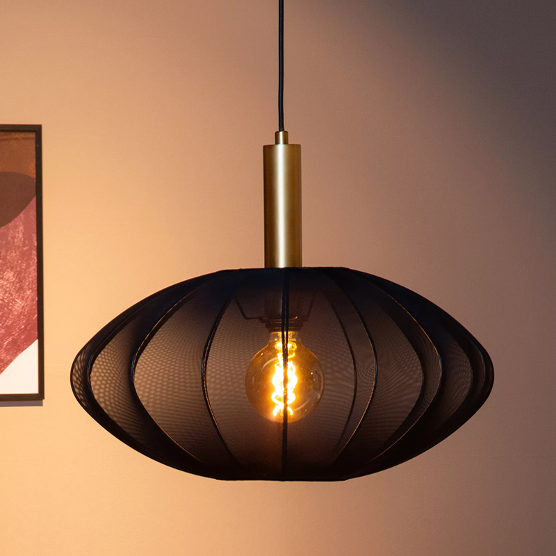 Schwarze Pendelleuchte Modern, Corina