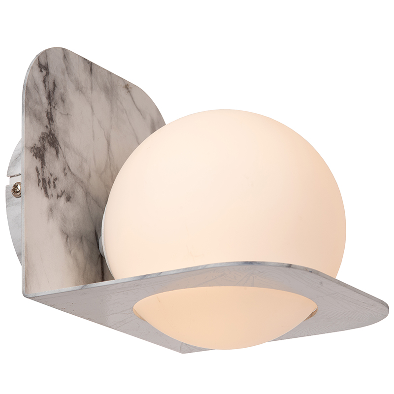 Graue Wandleuchte Badezimmer Modern, Davy, IP44