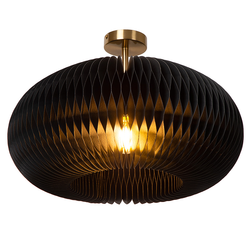 Papier Deckenlampe Schwarz, Armoni