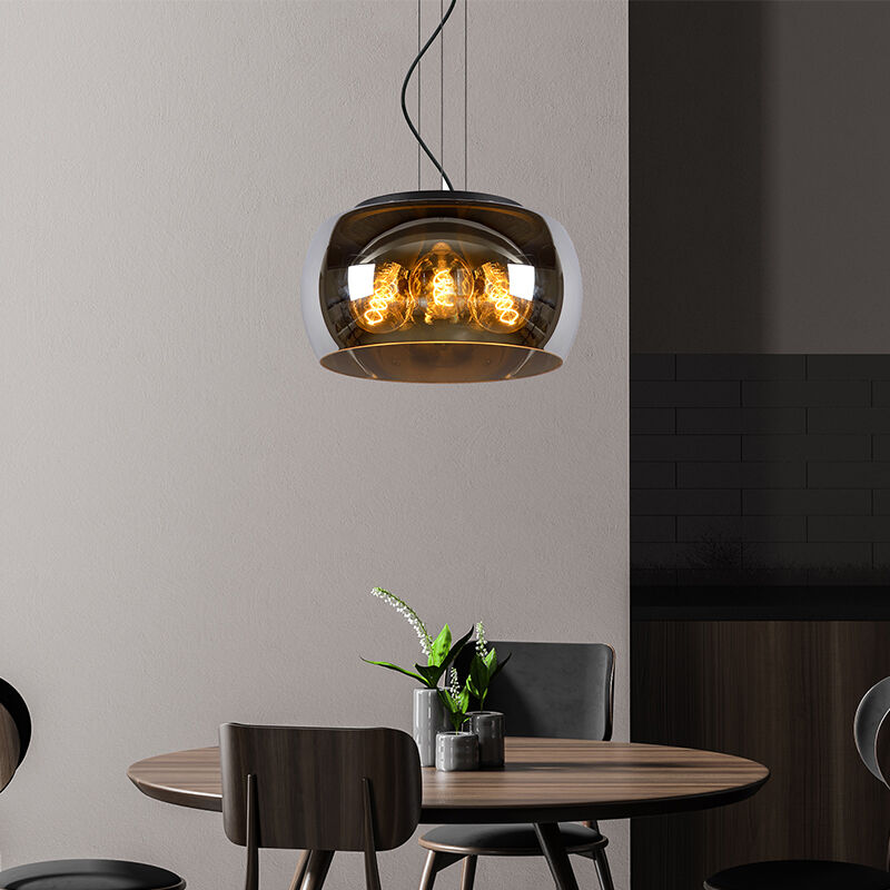 Graue Pendelleuchte Modern, Olivia