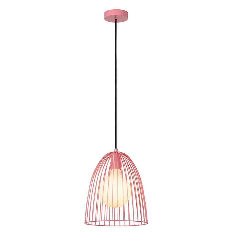 Rosa Kinderzimmer Pendelleuchte Metall, Macarons