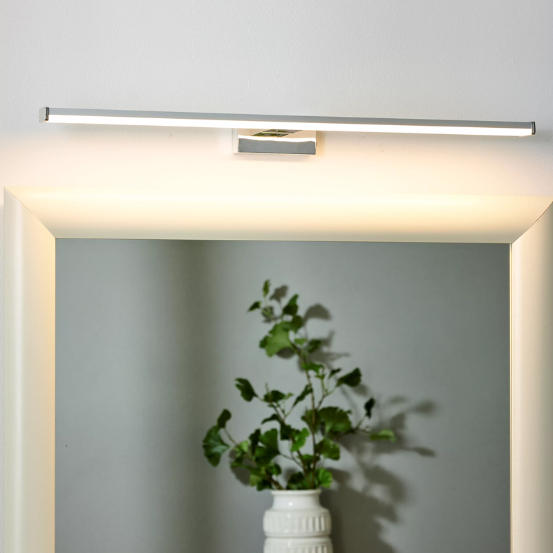 Chrom Spiegelbeleuchtung Modern, Onno, 12W, 3000K LED, IP44