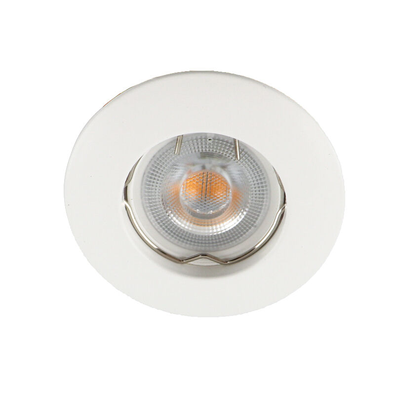 Weiße moderne Mini Einbaustrahler Aluminium, Rosi
