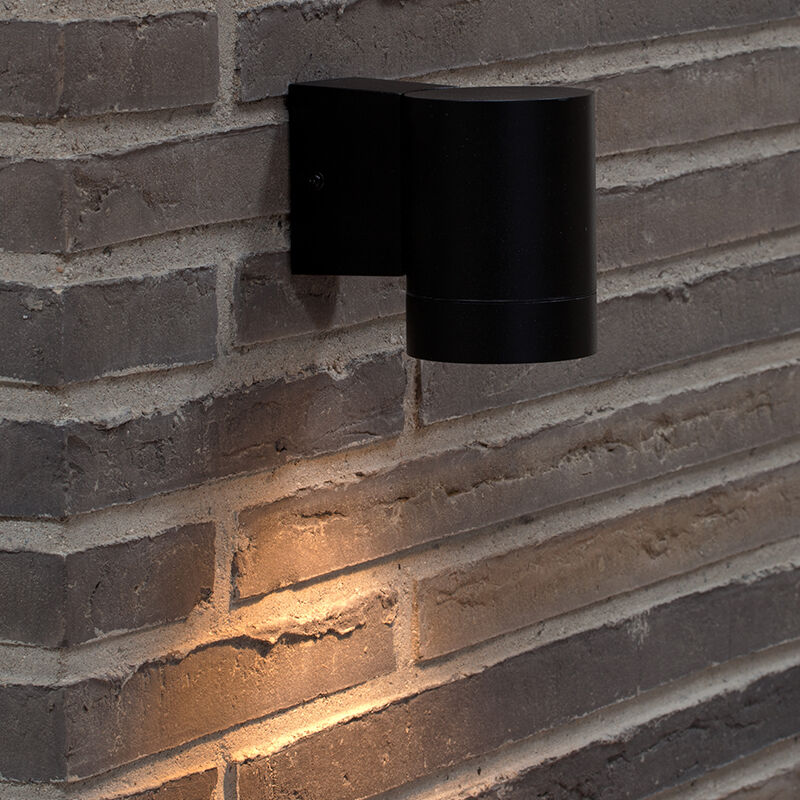 Schwarze Außenleuchte Aluminium, Tin, IP54