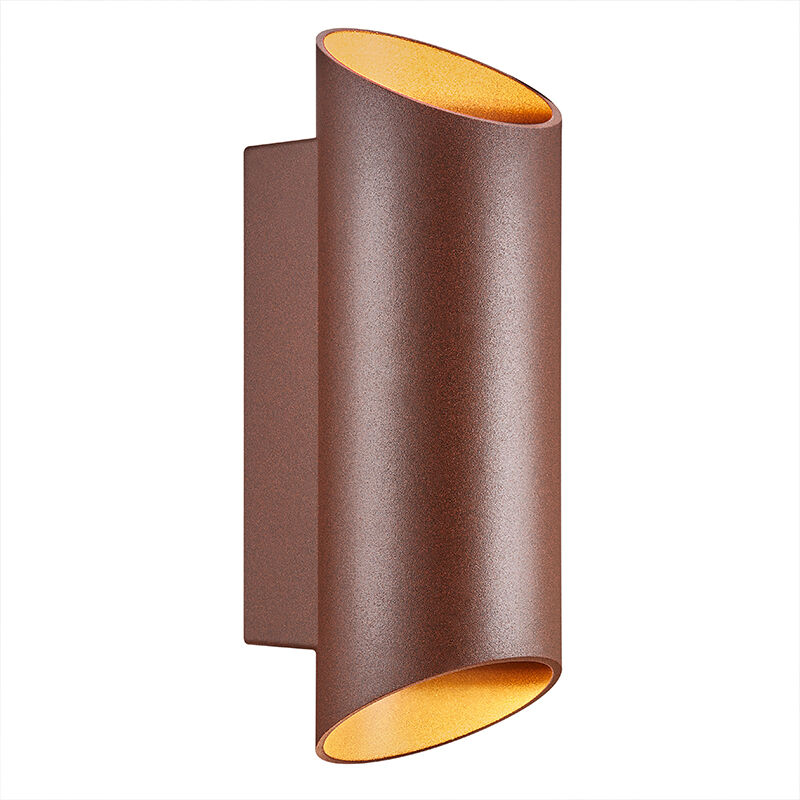 Rostfarbene Außenleuchte Modern, Nico, IP54