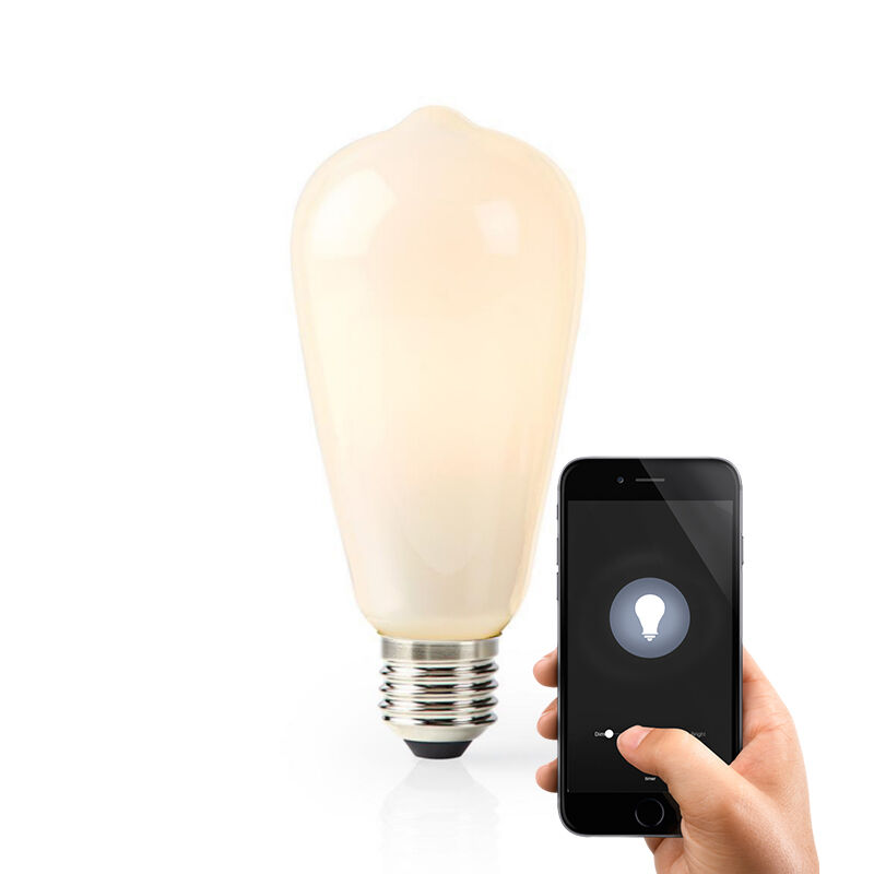 E27 Edison weiße Smart LED Lichtquelle, ST64, 5W, 2700K warmweiß