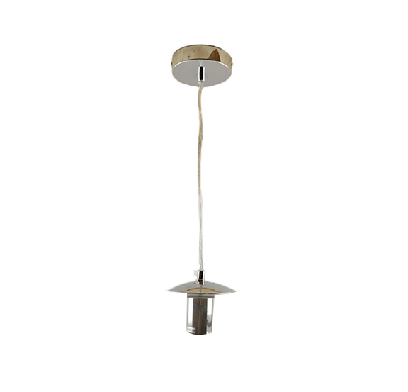 Metall Pendelleuchte ohne Schirm Chrom, Minne