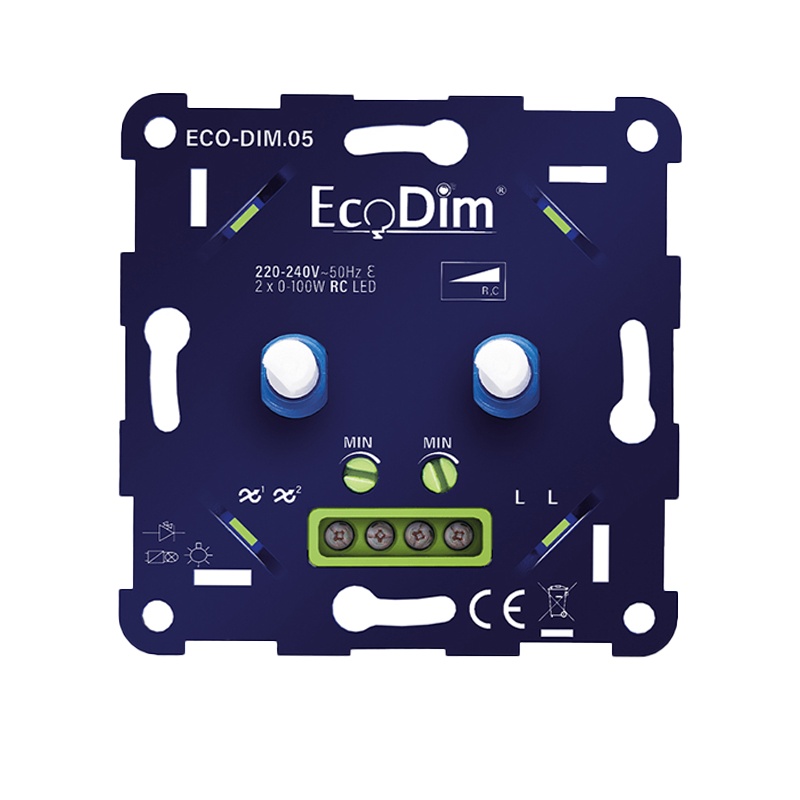 Doppelter WiFi-LED-Dimmer 0-100W