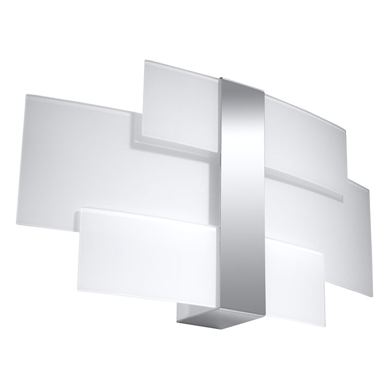 Glas Wandleuchte Chrom, Marith