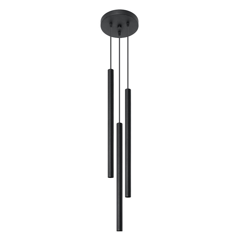 Aluminium Pendelleuchte Schwarz, Hillary