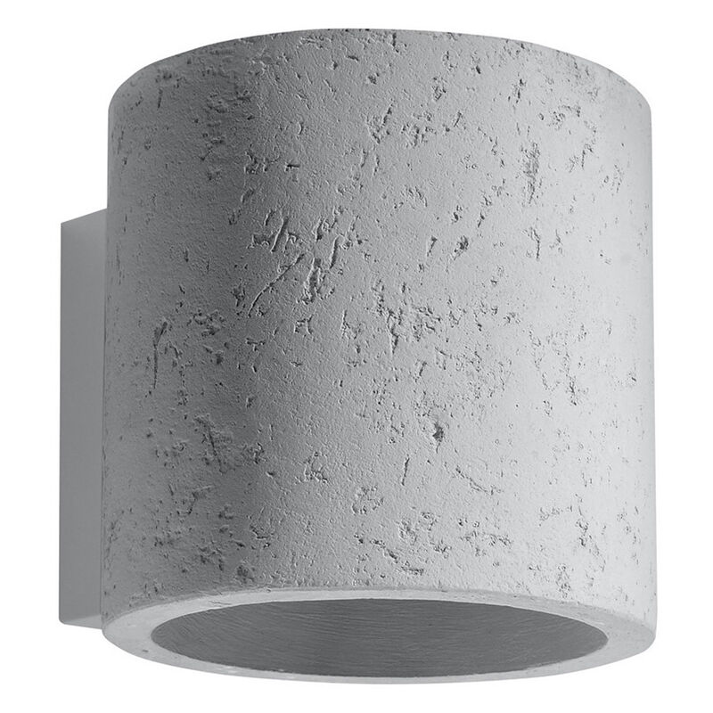 Beton Up down Wandleuchte Grau, Amely
