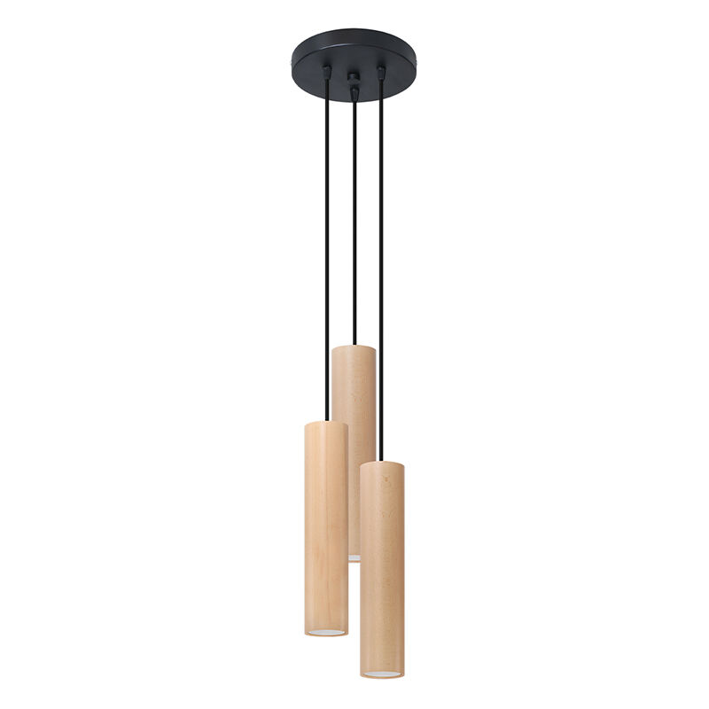 Holz Pendelleuchte Braun, Francina