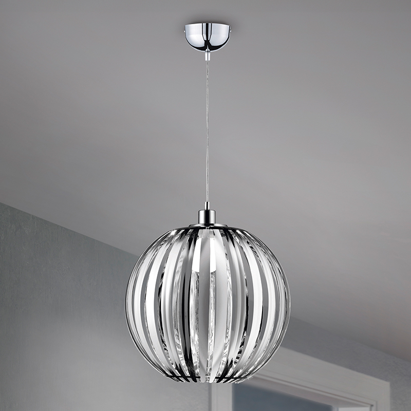 Chrom Pendelleuchte Design, Latanya