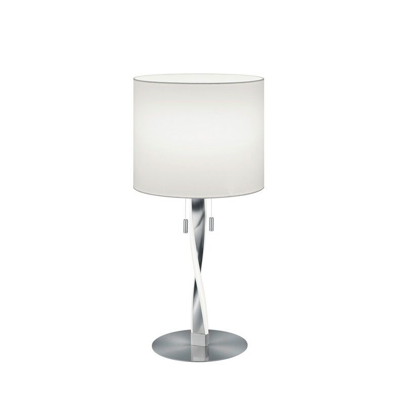 Nickel Tischleuchte Modern, Ramten, 3W, 3000K LED, mit Zugschalter
