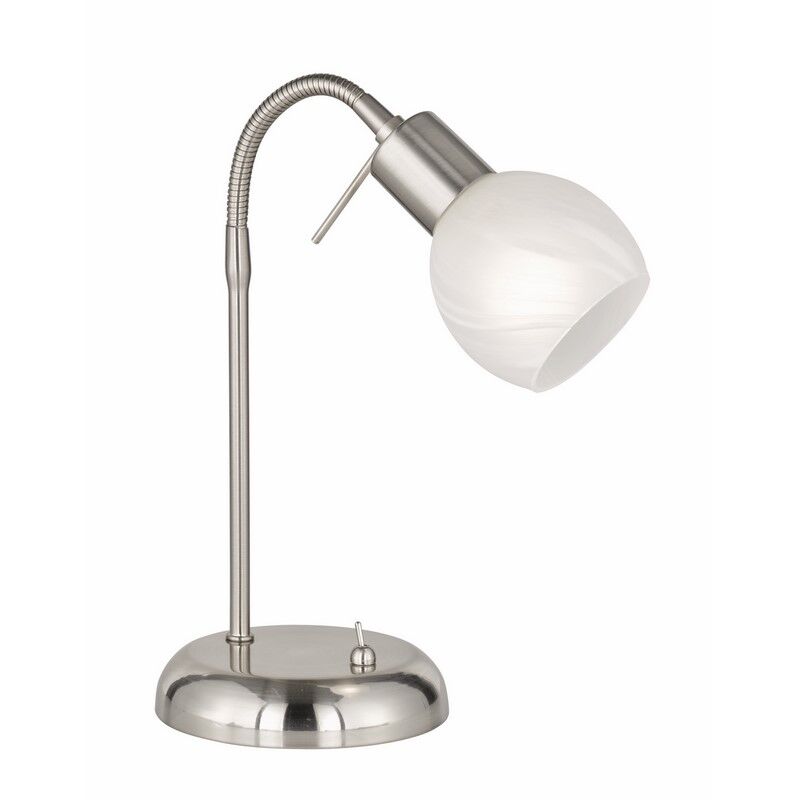 Nickel Mini Einbaustrahler Modern, Benita, mit Schalter