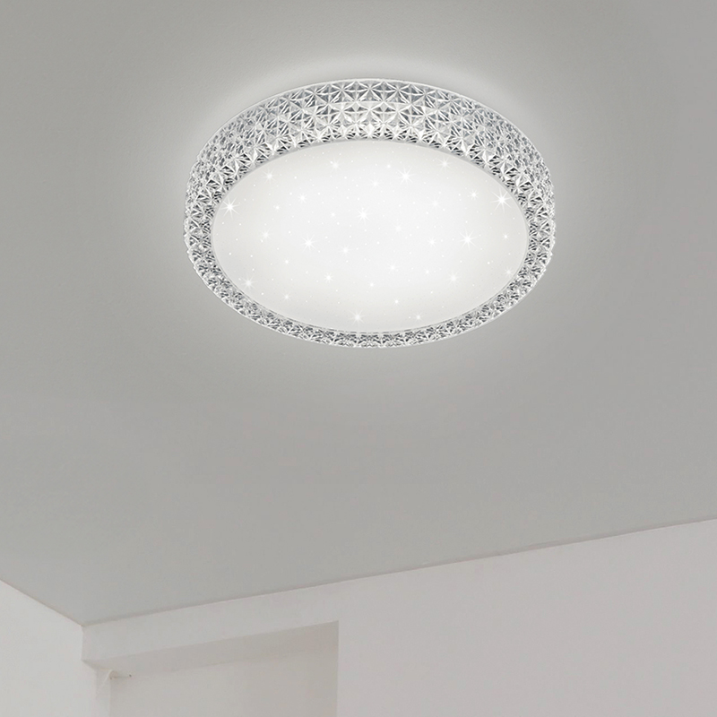 Weiße Deckenlampe Antik, Valentina, 21W, 3000K LED