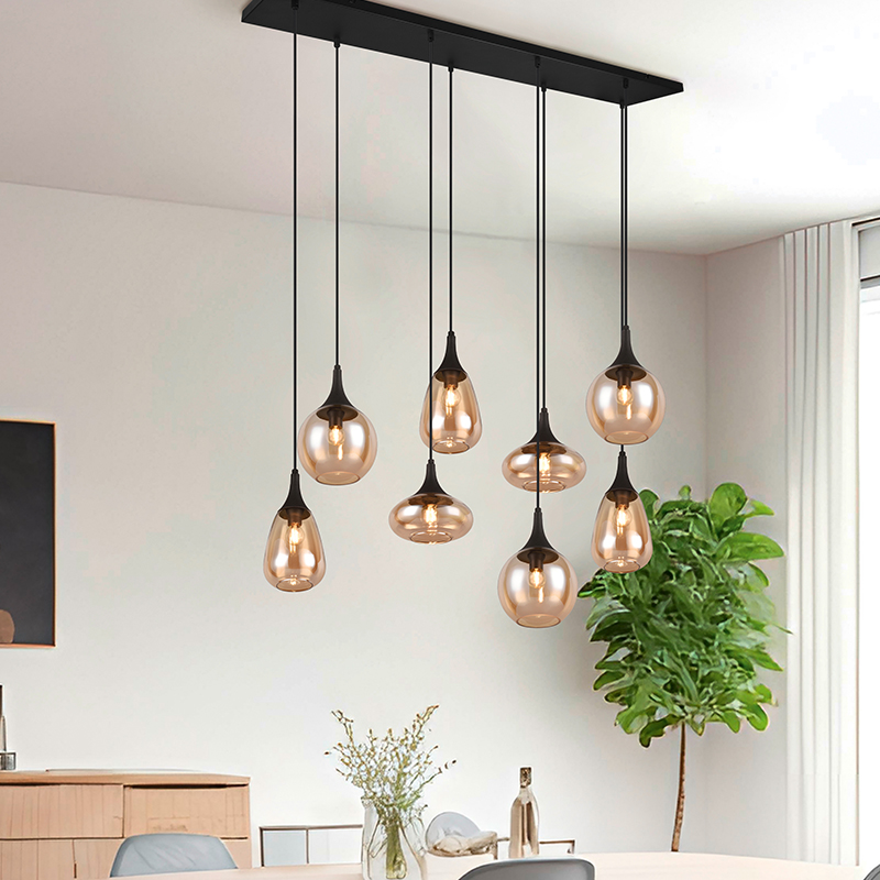 Bernstein Pendelleuchte Design, Sybren