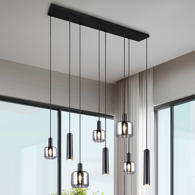 Schwarze Pendelleuchte Design, Lahcen
