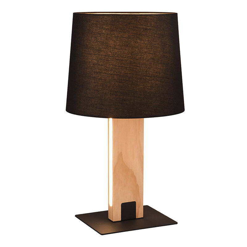 Schwarze Tischleuchte Modern, Radia, mit Schalter
