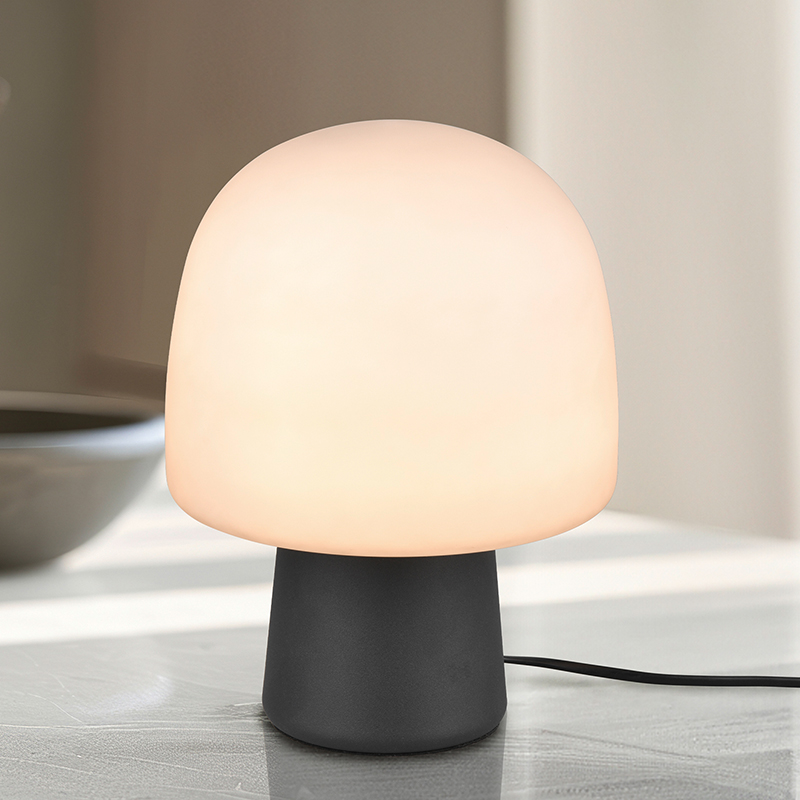Schwarze Tischleuchte Modern, Marloek